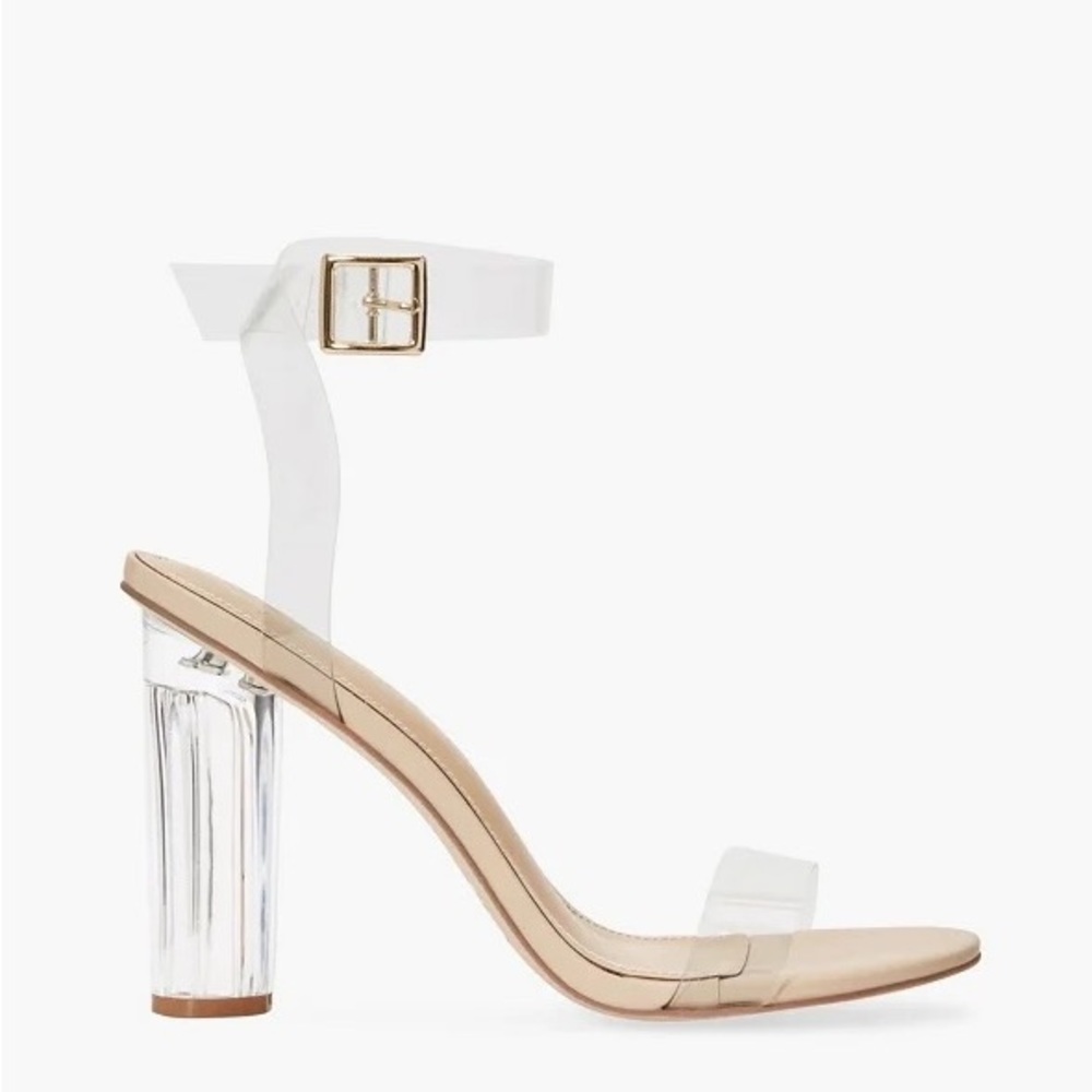 Hanna Transparent Heeled Sandal